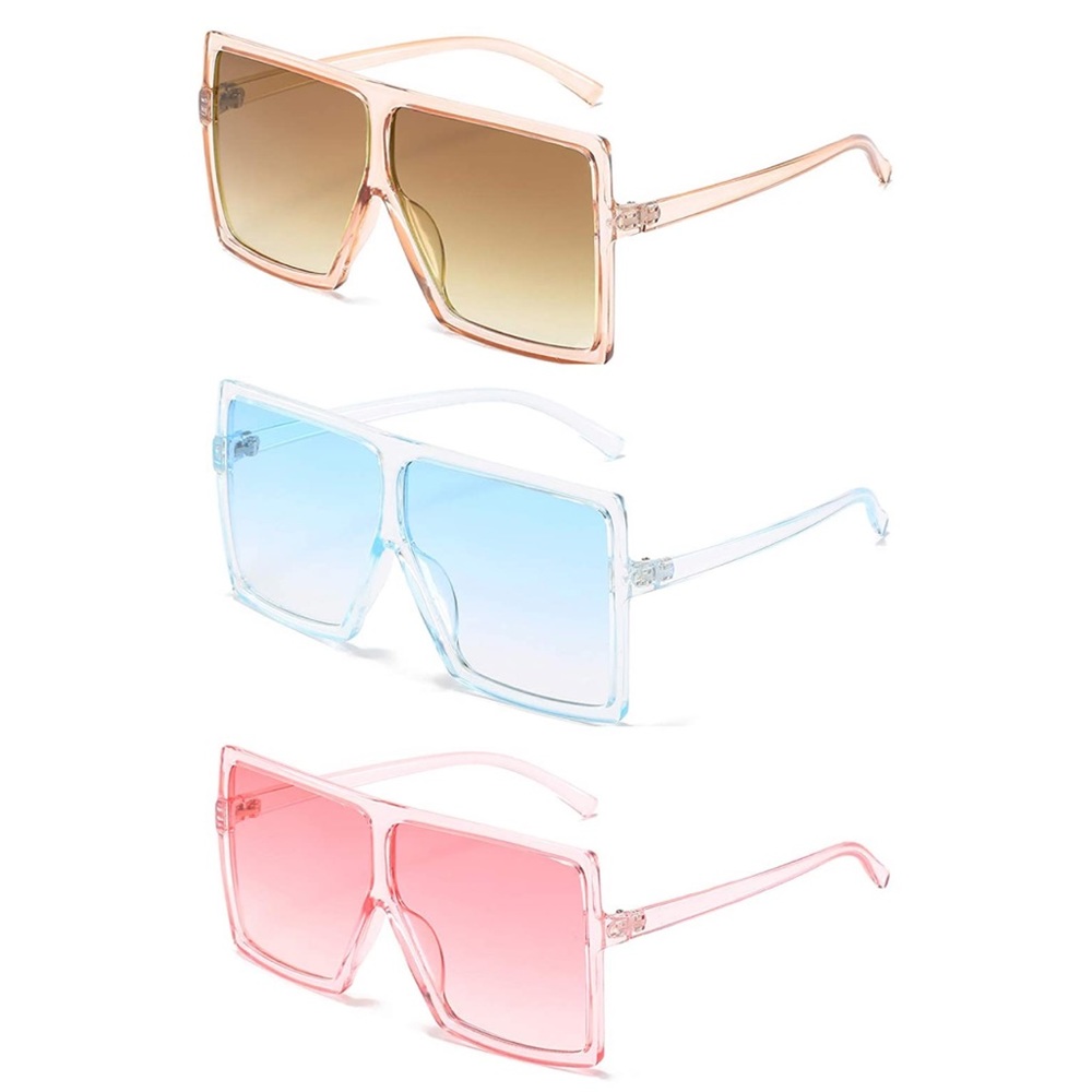 3 Pack Oversized Sunglasses